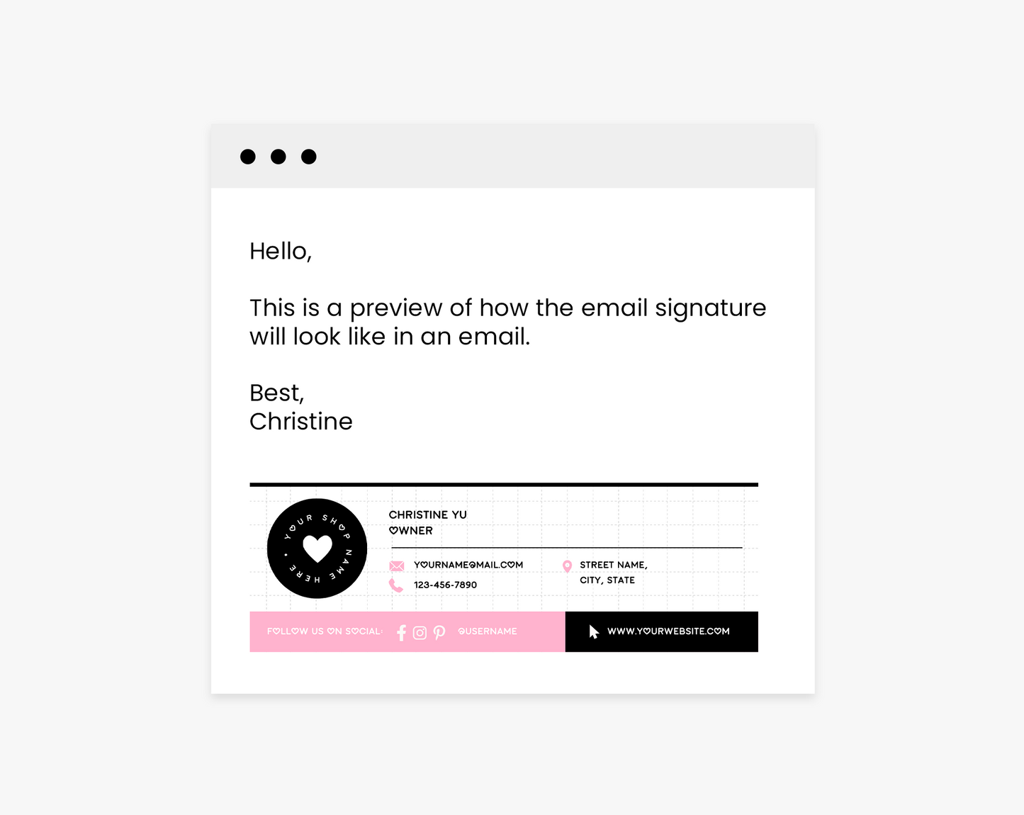Email Signature